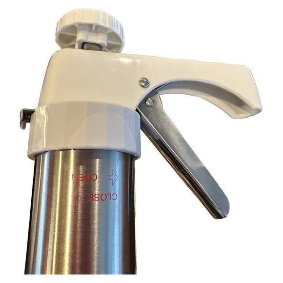 Vintage Kuhn Rikon Cookie Press Switzerland Professional Decorating Set Recipes - Picture 7 of 16